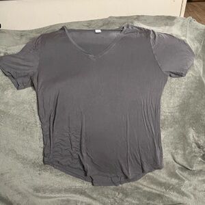 Old Navy Charcoal V-Neck T-Shirt